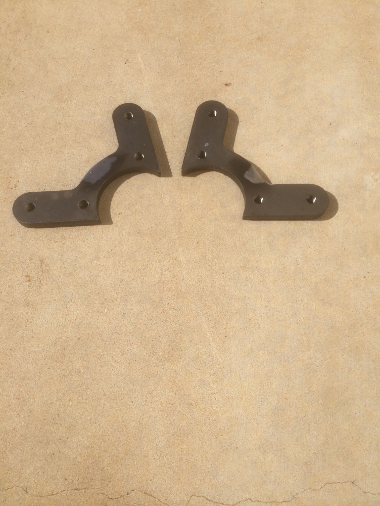 These brackets are for use when mounting cycle guards to diff housing