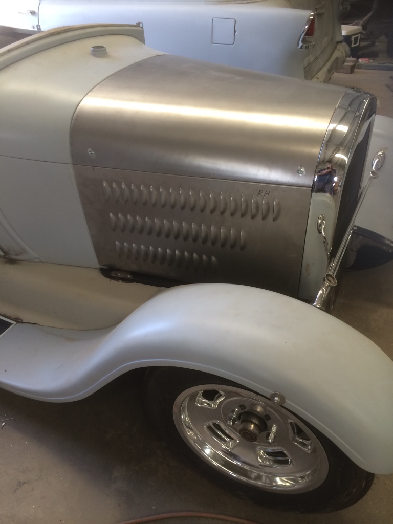 3 PIECE HOOD MADE HERE FOR A CUSTOMERS ROADSTER