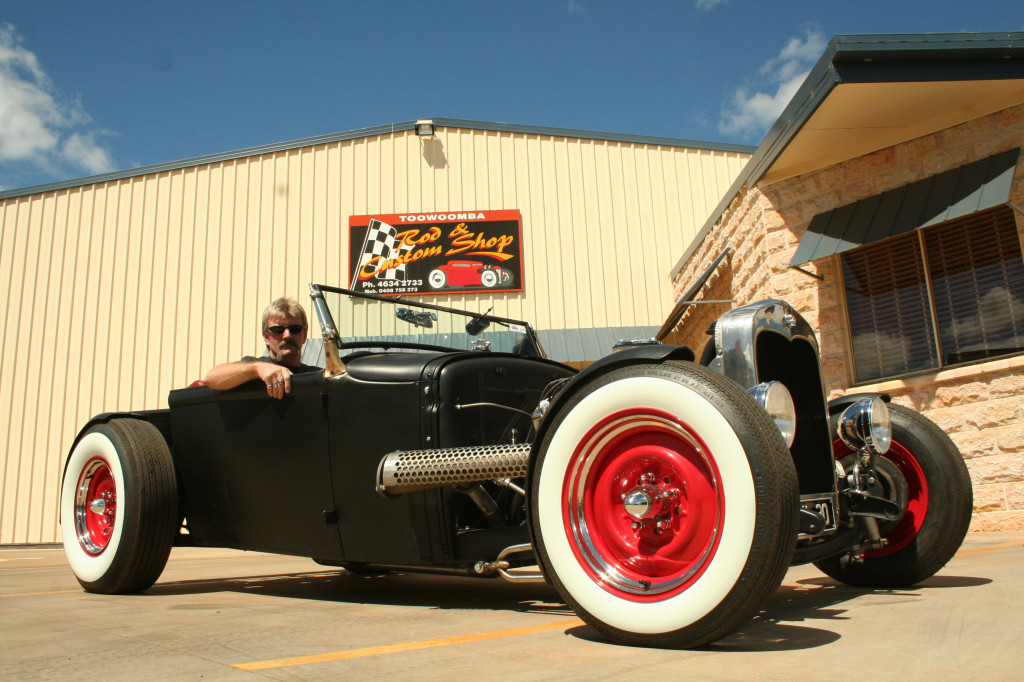 Rad rod look on this roadster